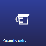 Quantity Units Tile