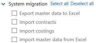 System migration permissions